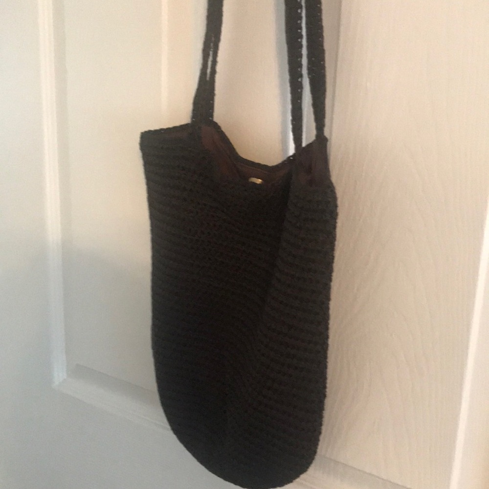Brown Crocheted bag